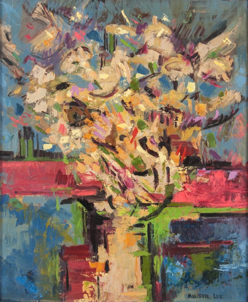 Image of an abstracted floral still life