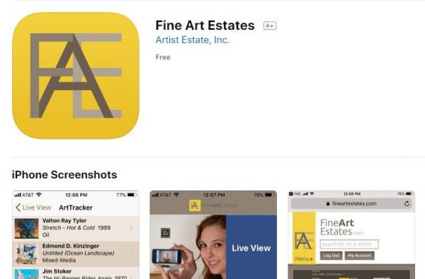 Image showing the FAE app on the apple App Store